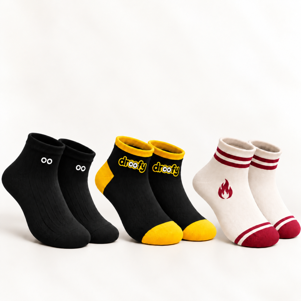 3 pair of socks